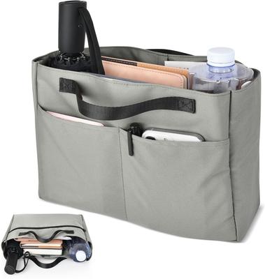 Gineman Bag-in-Bag for Tote Bags, Medium, Felt, Large Capacity, Lightweight, Freestanding, with Dividers, Women's Tote Bag Storage Bag, Tote