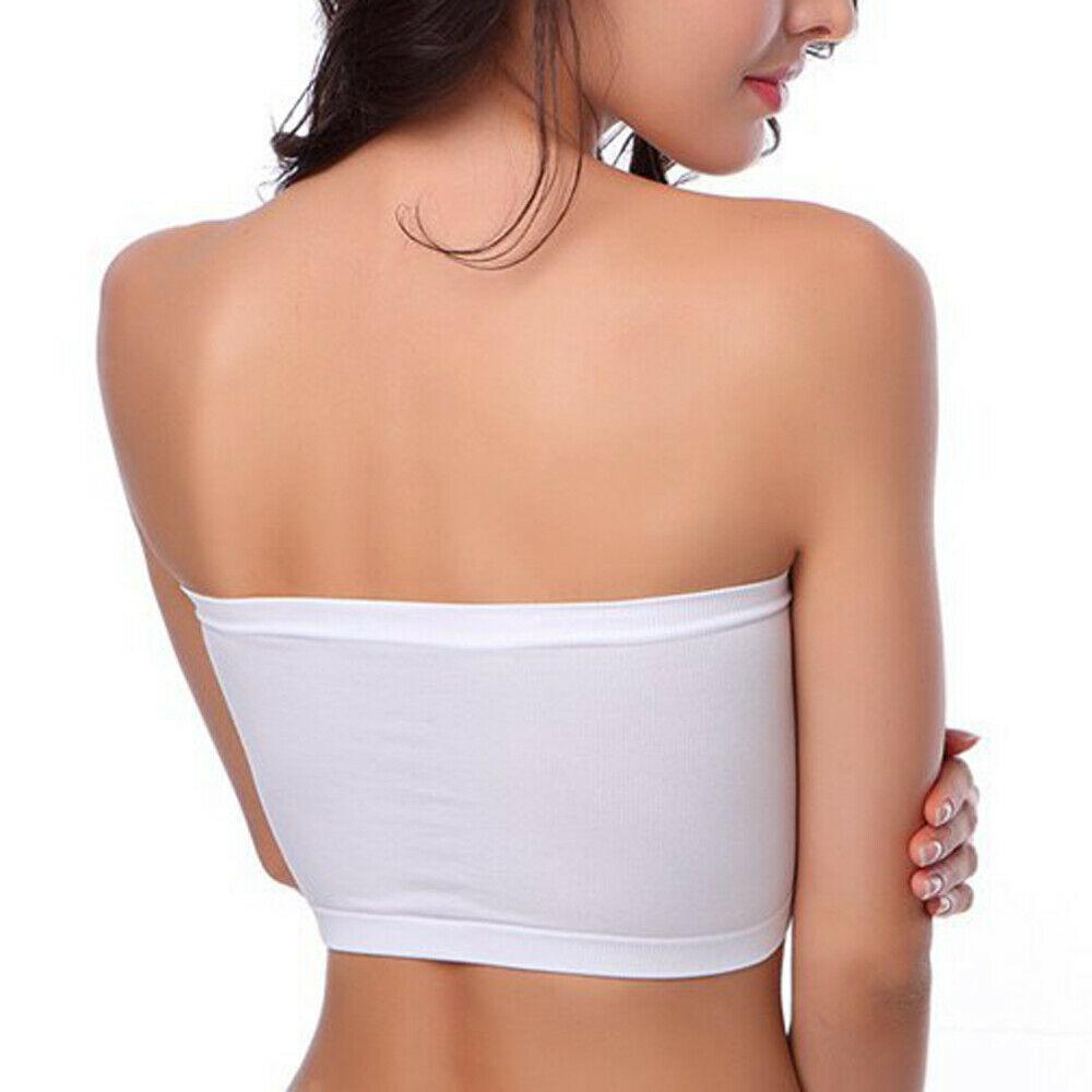 Double-layer extended size strapless chest wrap women's removable chest pad summer one-word thin invisible underwear