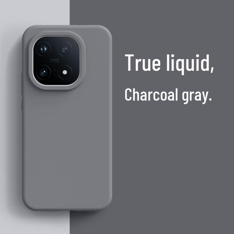 IQOO15 Silicone Phone Case: High-End, Solid Color, Dirt-Resistant, Anti-Fall Protective Cover for Women