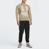 Nike Alphabet Logo Print Crew Neck Sweater Men Sweater Khaki DQ4170-247