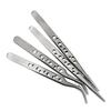 5Pcs Electronics Industrial Tweezers Anti-static ESD Curved Straight Tip Precision Stainless Steel Forceps Phone Repair