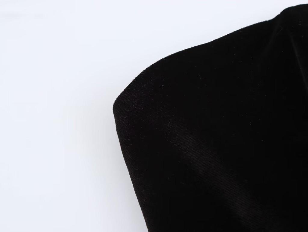 2024 Autumn/Winter High-End Velvet Jumpsuit Dress for Women