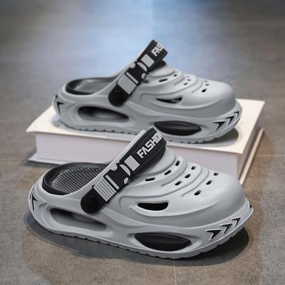 Kids Lightweight Sandals Hollow Breathable Clog Design Soft Sole Summer Beach Walking Shoes Comfortable Casual Outdoor Footwear