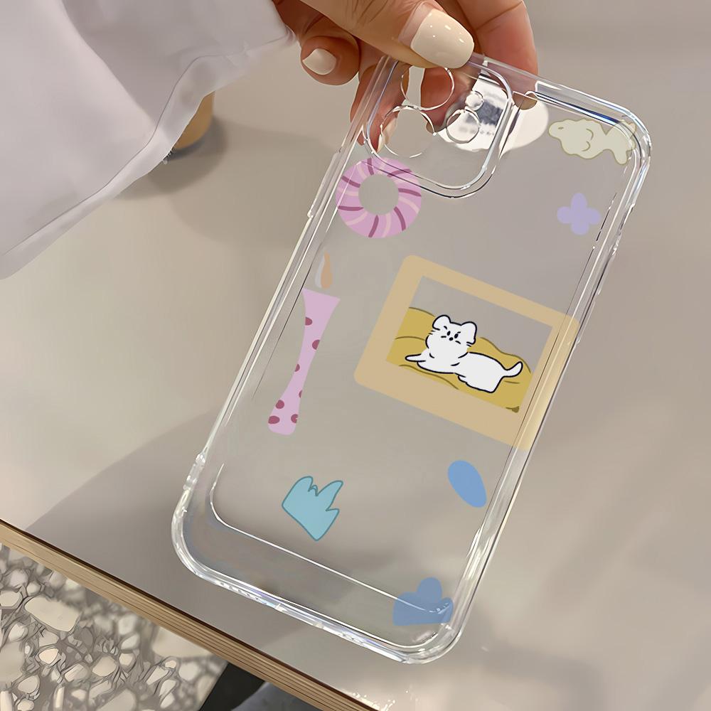 Handyhülle für iPhone 11 12 13 14 15 16 17 Pro Max Hülle Samsung A36 A56 A06 A05 A15 A55 Hülle Xiaomi 11 12 Redmi 12C Note 11 12 13 9 10 C65 Niedlich