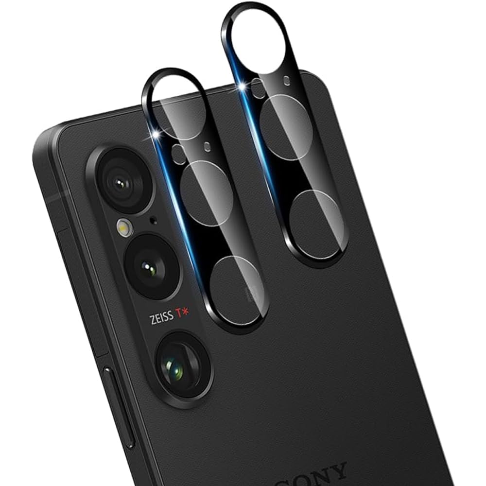 

of For Sony Xperia 1 VI and Lens Moahsiuny 9H Hardness Tempered Glass Screen Made by Asahi Glass of and Easy to [Set 2] SO-51E, SOG13, XQ-EC44