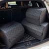 1Pz Scatola Pieghevole in Pelle PU per Bagagliaio Auto – Grande Capacità, Impermeabile, Durevole, Fissaggio a Velcro, Carico Forte, Maniglia Integrata