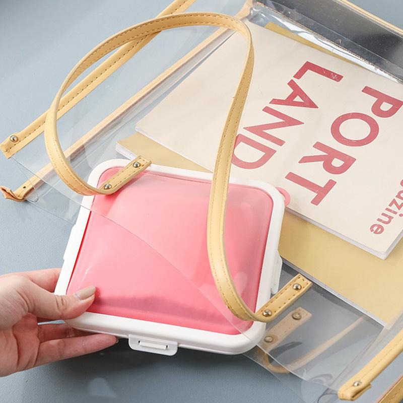 Nouvelle boîte de rangement pour sandwichs grillés en silicone portable, contenants Bento alimentaires réutilisables, boîtes à lunch conservation fraîche, vaisselle micro-ondes