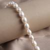 1String, AAA Natural Freshwater Pearls, White Oval Pearl Beads, 7-8mm, for DIY Jewelry Making, Unique Birthday Party Wedding Crafts, 36cm