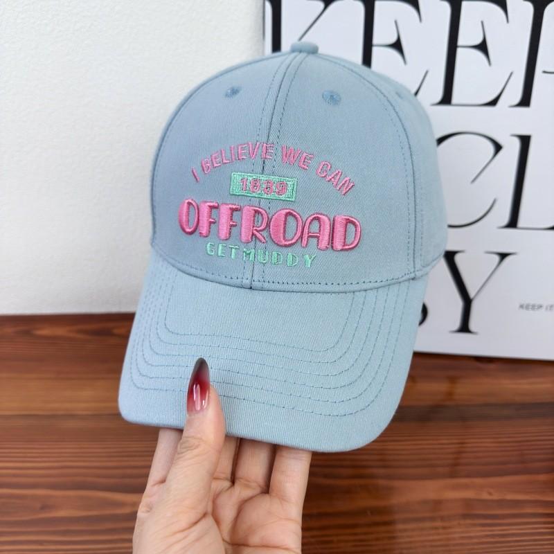 Baseball Cap Women Spring Summer Mesh Embroidered Sun Protection For Travel And Outdoors