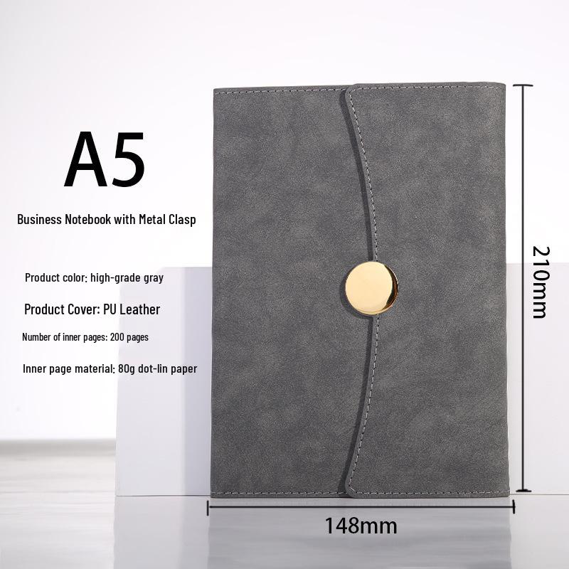 Premium Three-Fold Laptop Gift Set with Custom Corporate Logo - High-End Business Meeting Notebook