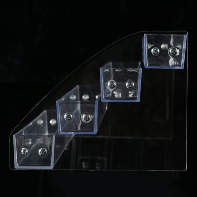 Haltbarer Nagellack Acryl Klar Make-up Displayständer Organizer Halter Vier Schichten