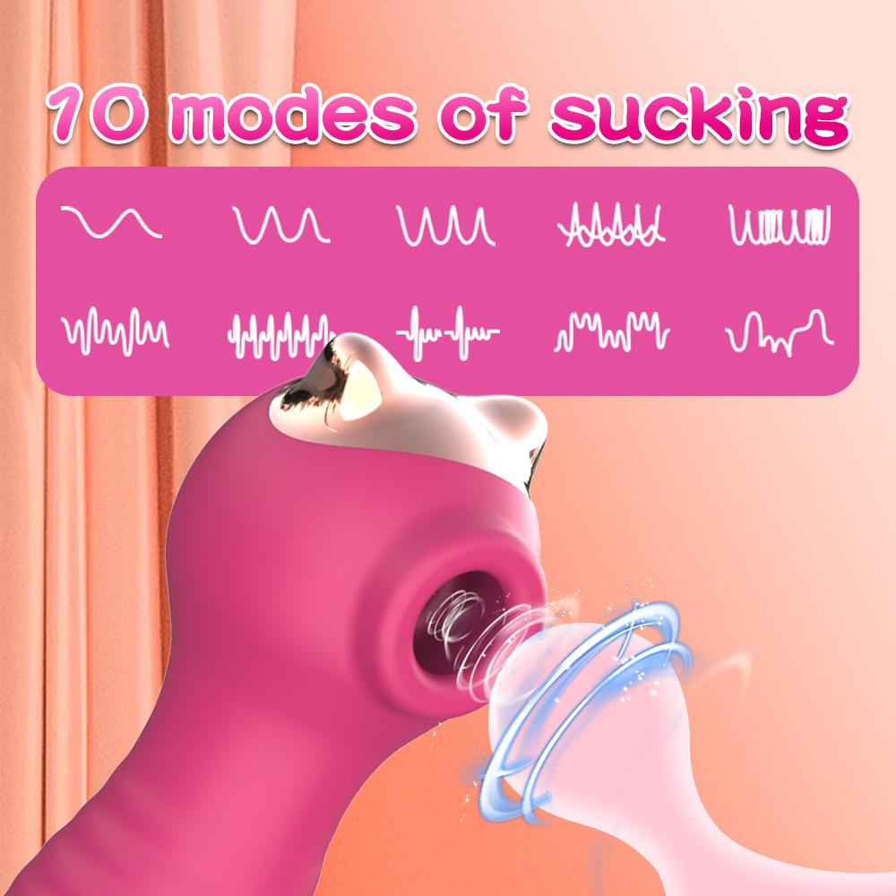 Sucker Clit Vibrator For Women 10 Sucking Modes Clitoris Stimulator Goods For Adults Massager Female Masturbation Sex Toys Shop