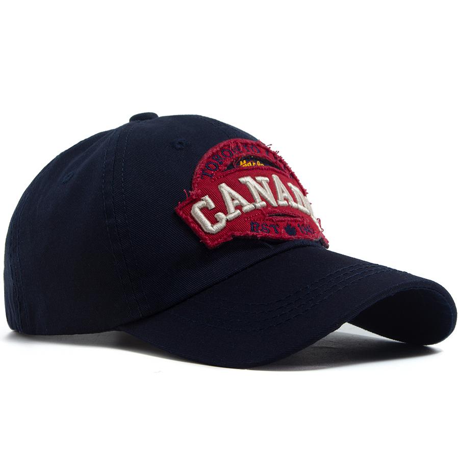 Kanada 1945 Stickerei Patchwork Baseballkappe Vintage Damen Herren Papa Hut Lässig Frühling Sommer Snapback Für Outdoor Sonnenschutz Kappen