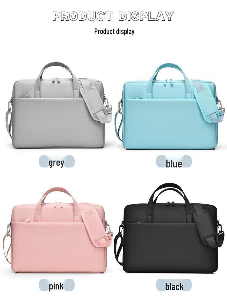 Shockproof 16-17.3 Inch Laptop Bag: Airbag Protection, Handheld & Shoulder Carry Options, Large Capacity