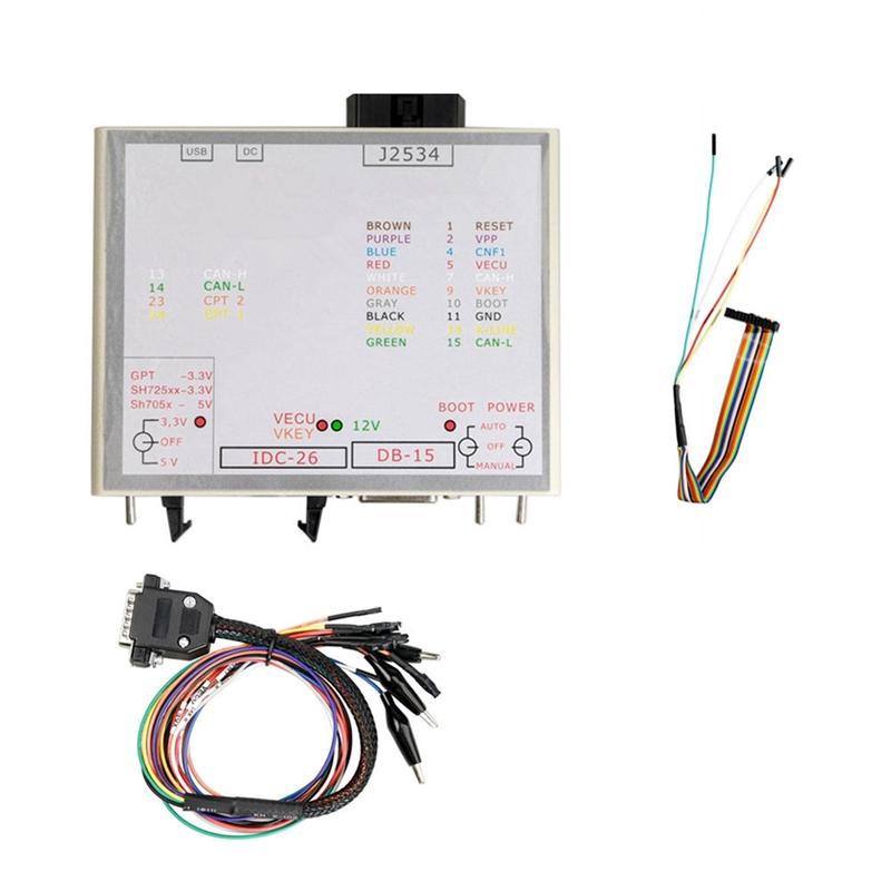 

Power Box For JTAG Works For ECU Openport J2534 Device Box ECU FLASH For ECU Openport J2534 Device Box EU Plug як показано кольору