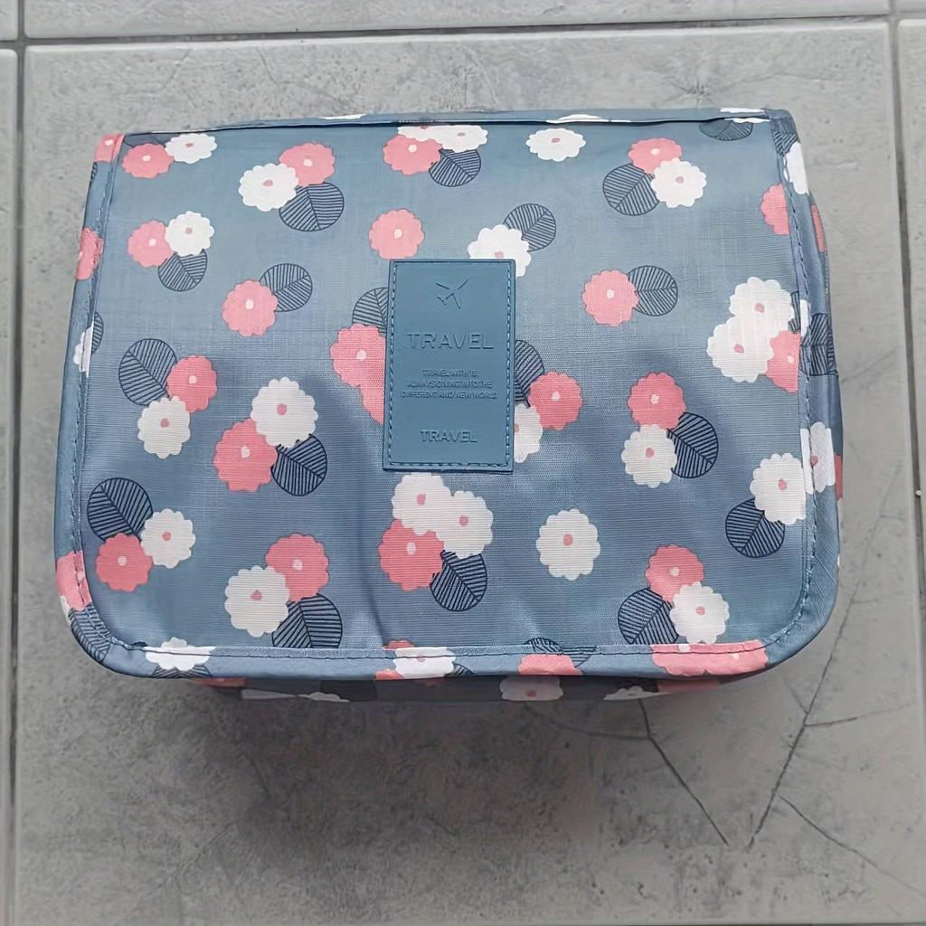 Cosmetic Bag Women Travel Pouch Waterproof Toiletries Beauty Organizer Ladies Bathroom Neceser Makeup Storage Bag With Hook Wash