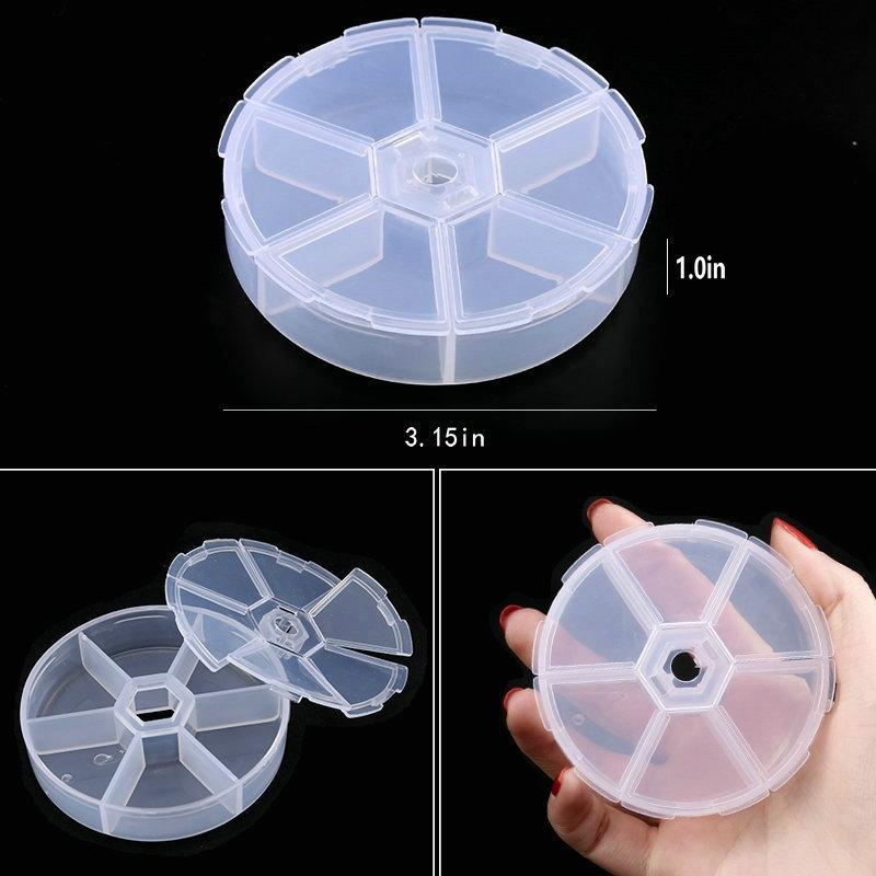 Plastic Organizer Storage Box  Container Jewelry Box with Adjustable Dividers for Beads Art DIY Crafts Jewelry Fishing Tackles