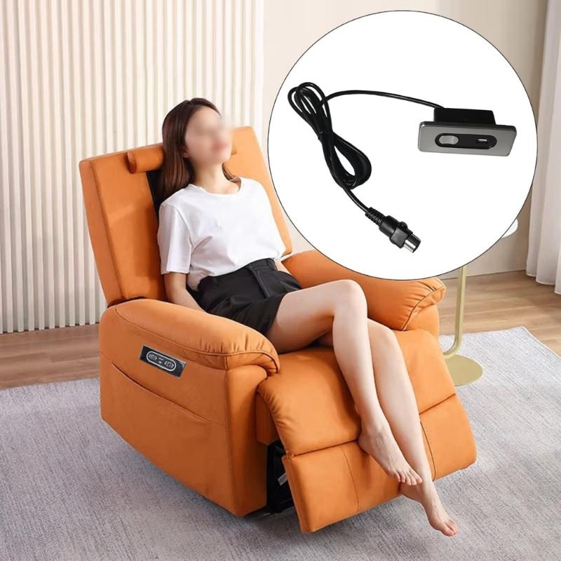 Electric Recliner Controller Manual Recliner Switches with USB Charging Port Electric Sofa Lift Chair Hand Controller