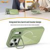 iPhone 17 Pro Max Magnetic Glass Case with Apple 16 Lens Stand & Skin-Feel 14 Protective Finish