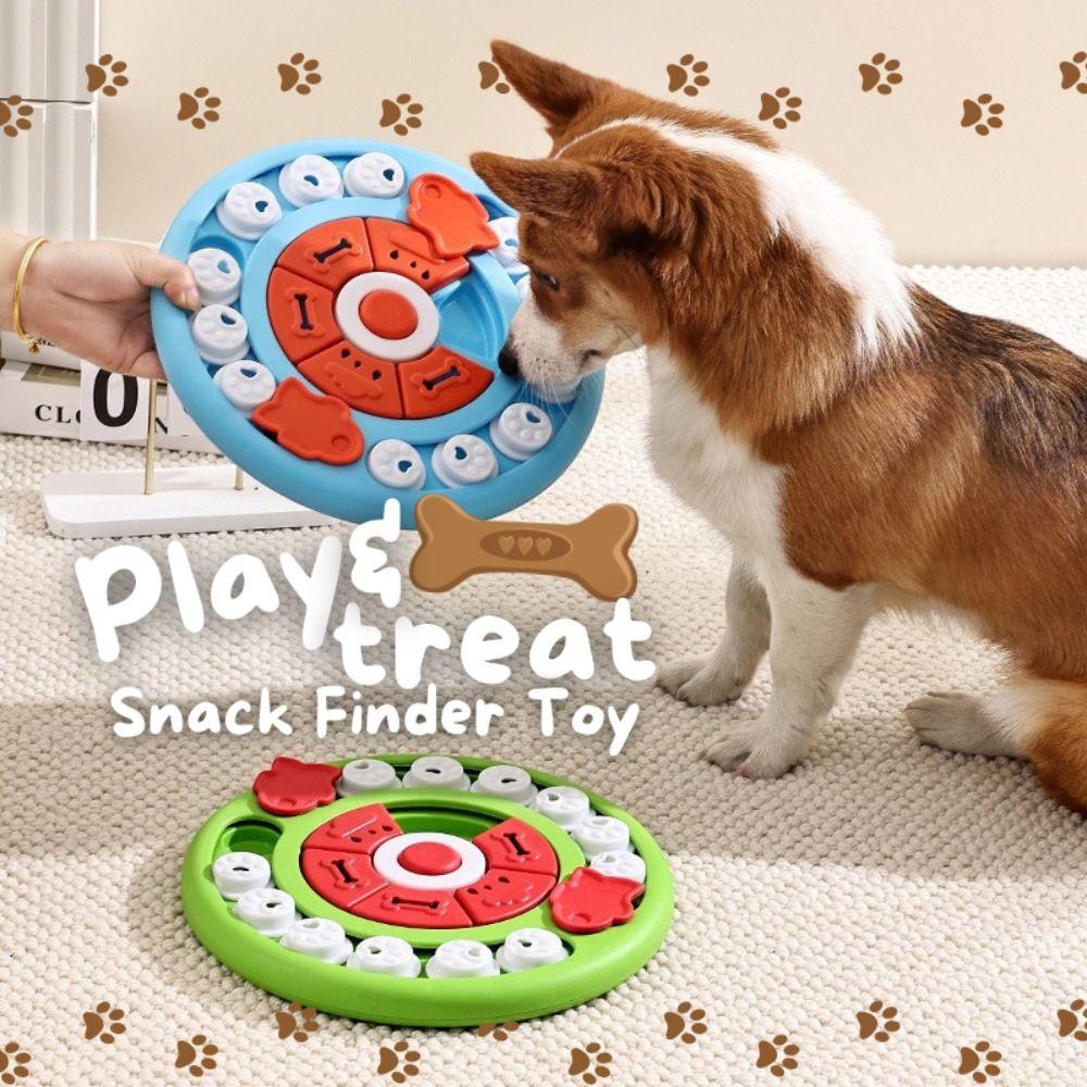 Interactive Dog Puzzle Toy Rotating Puzzle Feeder IQ Training Pet Feeding Toy Cat