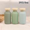 1/3/4Pcs Empty 100Ml Squeeze Bottles With Flip Cap Refillable Plastic Travel Refillable For Lotion Shampoo Conditioner
