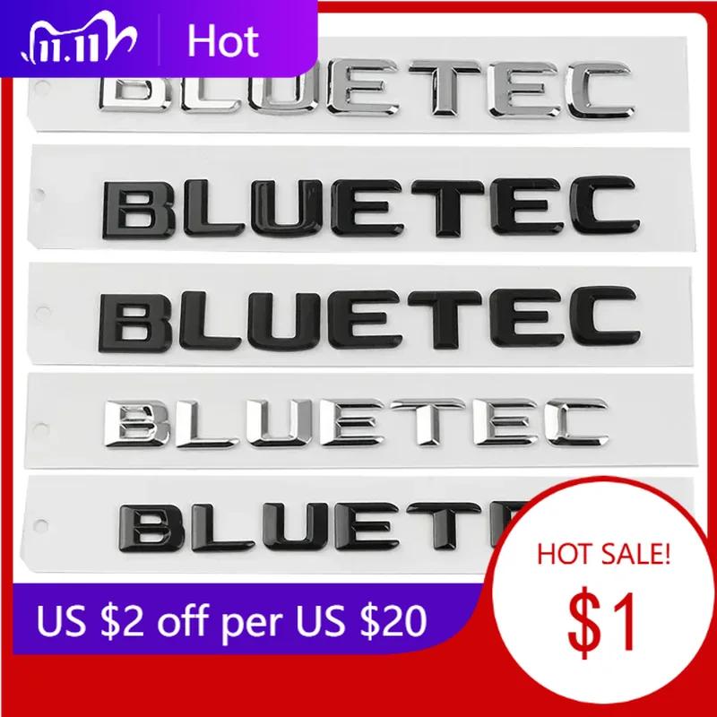 CFA1 2025 Hot Car Body Side Badge Tail Trunk Emblem Sticker for Mercedes Benz BLUETEC Logo W213 W212 W204 W205 W176 W164 CLK G63 GLA