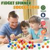 Mini Fidget Spinners Soccer Balls for Kids Soccer Party Favor Rotatable Finger Stress Balls Toy Classroom Prizes Return Gifts