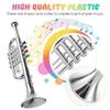 Simulated Musical Kids Saxophone Toy Silver Gold Musical Instruments  For Toddler
