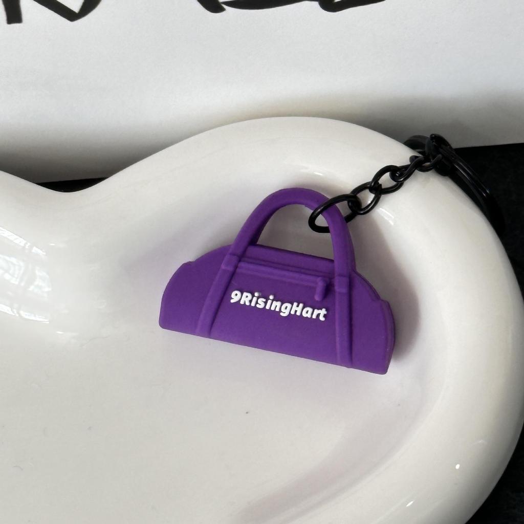 Miu Series Dumbbell Plate Keychain: Trendy Fitness Accessory & Sports Jewelry Gift