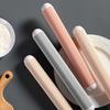 1pc-Rolling pin Household Baking Tool Non Stick Hand Rolling Dumpling Skin Floating Point Bread Exhaust Rod Rolling pin Pink