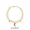 Fashion High Sense Niche Design Light Luxury Temperament Versatile Moon Stars Beaded Handmade Accessories Bracelet Girl