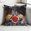 Death NNote Anime Square DoubleSided Printed Pillow Case Bedroom Bedside Pillow Sofa Cushion Cover Gift
