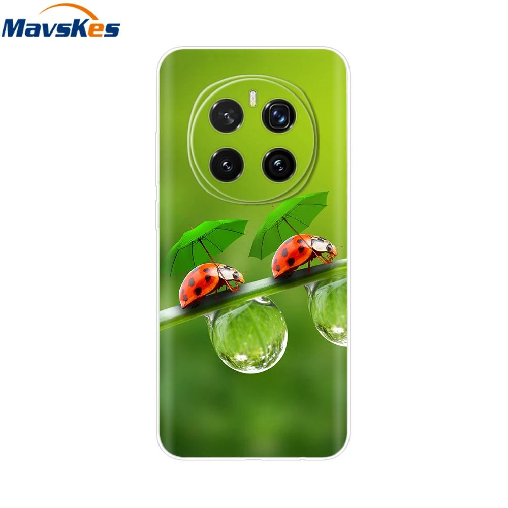 Für Honor Magic 7 Pro Hülle Magic7 Pro Klare Bemalte Abdeckung Weiche Silikon Handyhülle Für Huawei Honor Magic7Pro Hülle Fundas Schalen