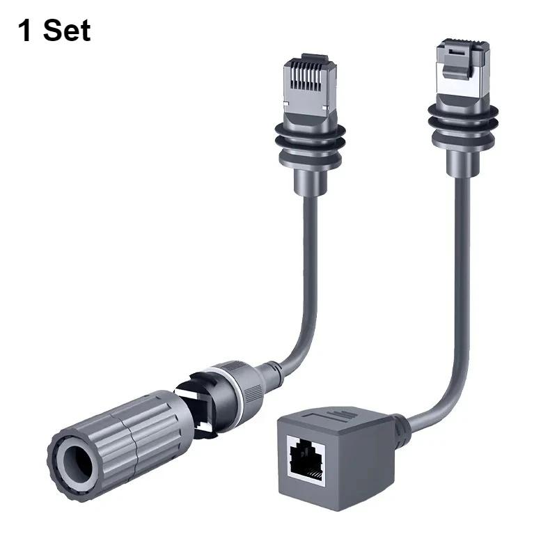 

Для супутникового кабелю Starlink Gen3 V3 Адаптер Ethernet-кабелю SPX до RJ45 Тарілка/Маршрутизатор Gen 3 Прямокутний супутниковий конвертер RJ45 0.2M