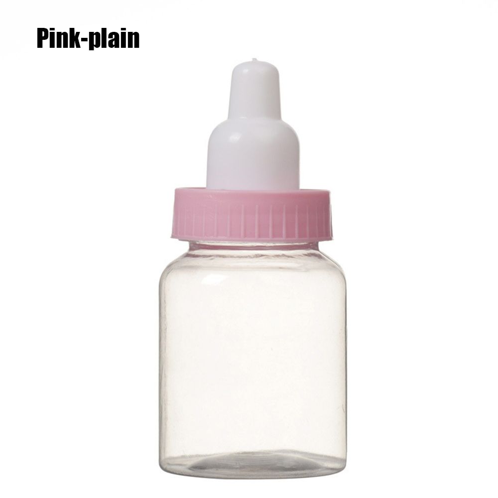 Cute Transparent Christening Party Favour Decoration Favour Bottle Candy Box Fillable Bottles
