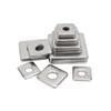 304 Stainless Steel Thickened Square Flat Washer for Curtain Wall (M4-M16)