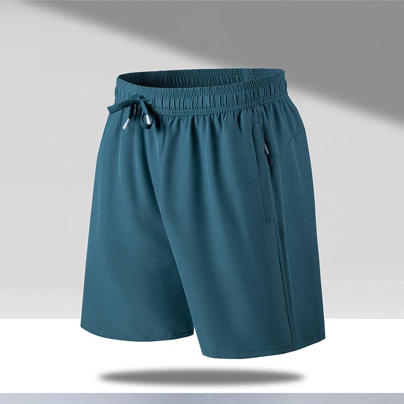 Men's Quick-Dry Loose Five-Point Ice Silk Casual Beach Shorts