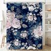 Tenda da Doccia con Motivo a Foglie Tessuto Impermeabile per Decorazioni da Bagno Vari Colori Disponibili Facile Installazione con Gancio Ri