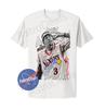 Philadelphia 76ers Allen Iverson 3 The Answer Stepover Maglietta Bianca