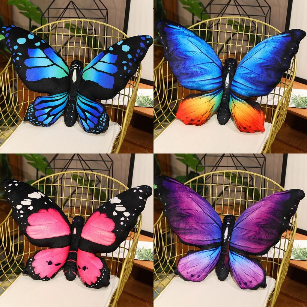 Pute Sommerfugl Plysjleke Insekt Kosedukke Tegneserie Dekorasjon Gave Barn