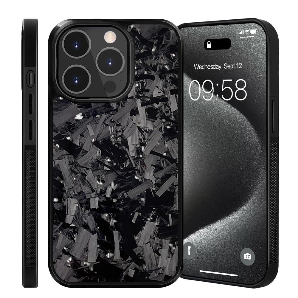 New Magsafe Cases for iPhone 15 Pro Max Real Forged Carbon Fiber for iPhone 16 13 14 12 11 14Plus 13Pro 11Promax Anti-fall Case