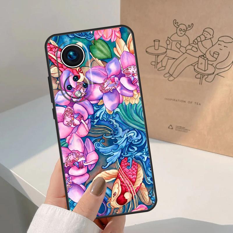 Orchid Flowers Colorful For Honor Magic 8 Pro 7 6 5 Lite Case For Honor Win RT 200 400 50 70 90 X8b X9a X9b X9c X9d