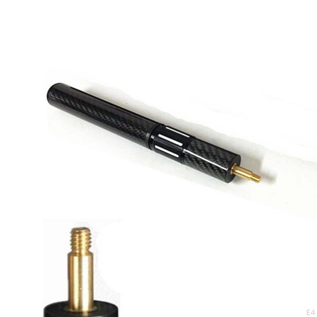 Pool Cue Extension Billiard Carbon Fiber Comfortable Connect Shaft Portable