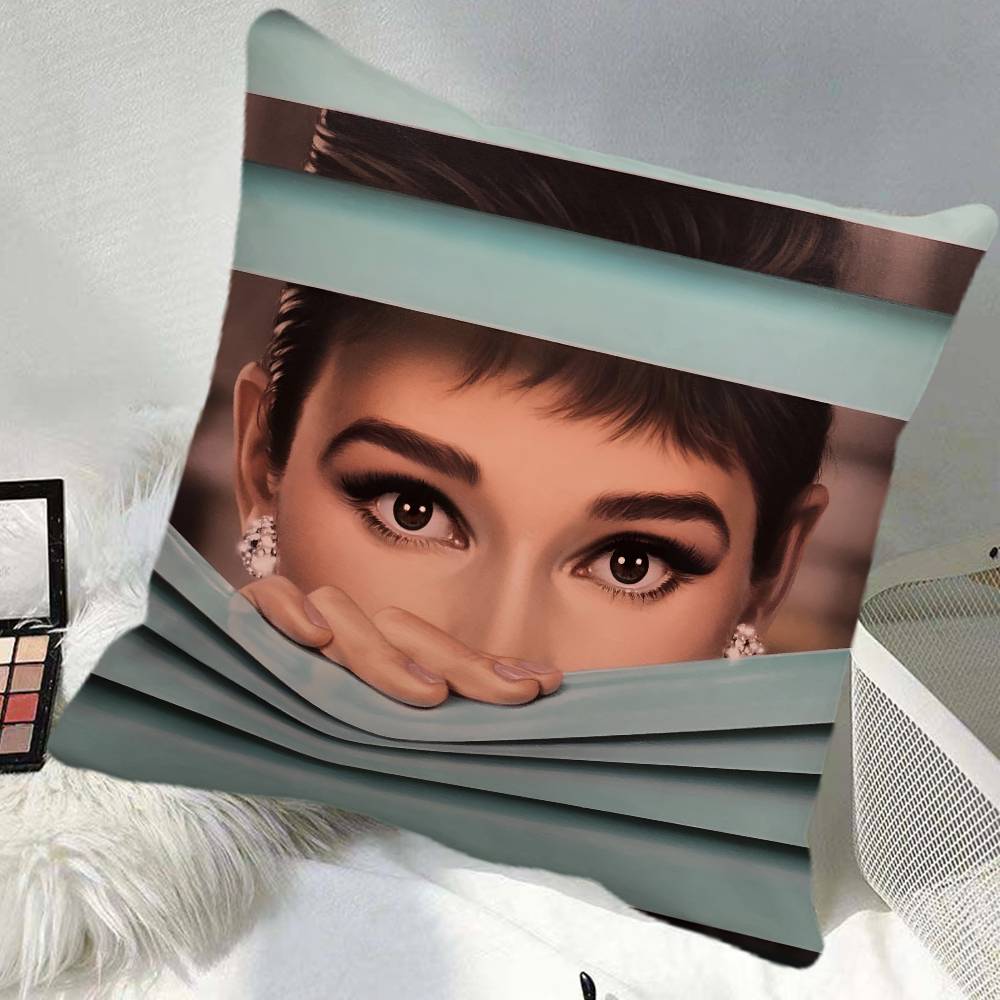Breakfast At Tiffanys Pillow Case Square Pillow Bedroom Sofa Leisure Comfort Cushion Car Home Decoration