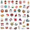 Japanese Culture Sticker 50-piece Set PVC Waterproof Seal Japan Daruma Sumo Wrestler Shishimai Onigiri Maiko Travel Tourism Resort Overseas Suitcase