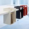Hanging Iron Storage Rack for Beneath a Desk, Single-Level -Front Book Holder for Books and Notebooks, 1 Rack