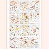 Cartoon 3D Landscape Sticker Book Three-dimensional DIY Hand Tent Landscape Stickers Cabin Scene Pocket Sticker