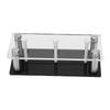 2 Pcs Golf Ball Display Stand Acrylic Metal Golf Ball Holder for Home Study Living Room Office Sports Center