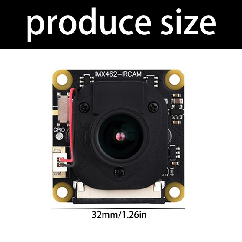 High Resolution IMX462 2MP Camera 90 Degree DFOV Starlight Camera Sensory Fixed Focusing Camera Module for Monitoring