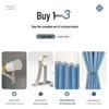 Nordic Blackout Jacquard Bamboo Cotton Curtains for Living Room, Bedroom, or Balcony
